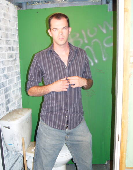 Ebony husky guy The Machine and young boy Tipper Skye have a good oral sex in bath