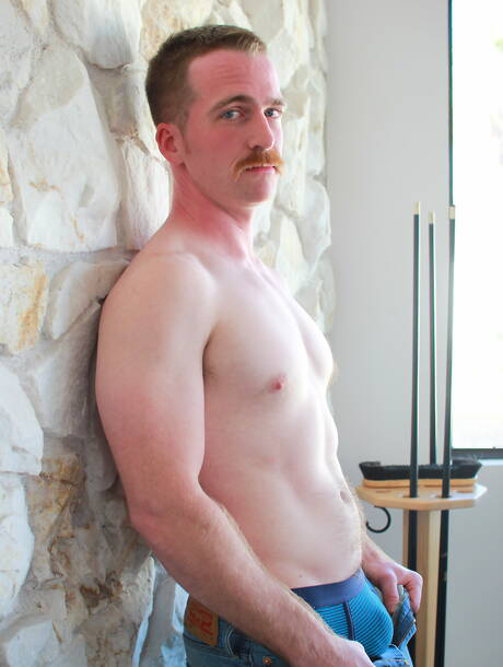 Hot american guys hunk Jack Andy and muscular Nate Stetson in hot homosexual action