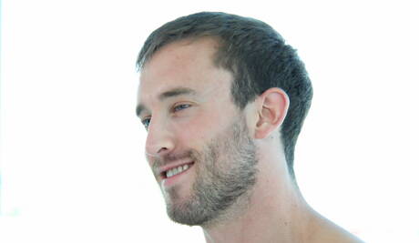 American hairy stud Mike Gaite fuck ass after sucking