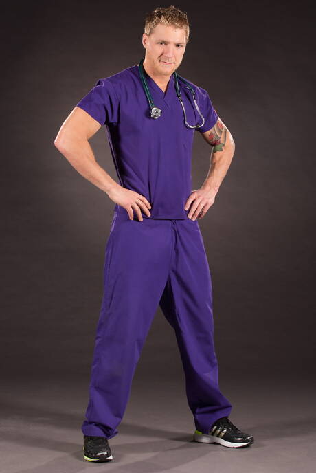 Two american dudes muscular Gavin Waters and beefcake Colton Grey drilling an ass