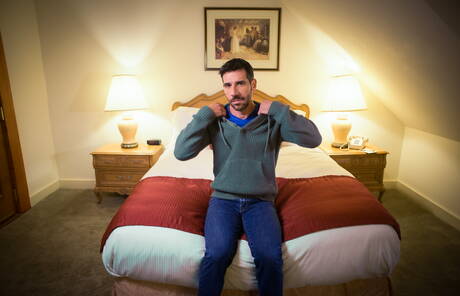 Hot american dudes tough guy Nick Capra and tough guy Tony Salerno jerk off