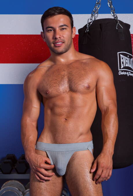 Famous americans, muscular Gavin Waters and strongman Dorian Ferro sucking and screwing each other