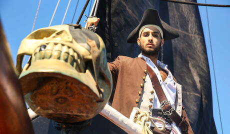 American tough guy Johnny Rapid and latin tough guy Diego Sans sucking and screwing each other outside