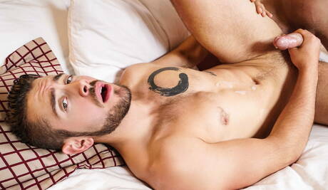 American stars muscular Dante Colle and husky guy Darin Silvers have a hot couple sex