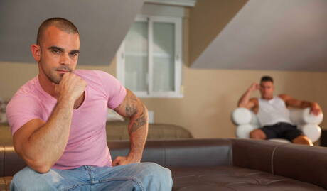 Shameless buddies Damien Crosse, Paddy Obrian and Theo Ford make a love