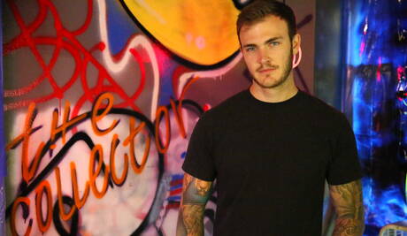 Pretty american guys otter Christian Wilde and husky guy Landon Conrad banged each other