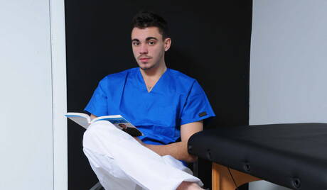 Two american guys bear Jaxton Wheeler and tough guy Asher Hawk in hot homosexual scene