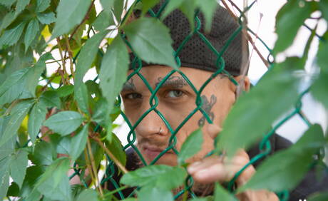 Canadian hunk Bo Sinn and latin husky guy Ian Greene sucking and fucking each other outside