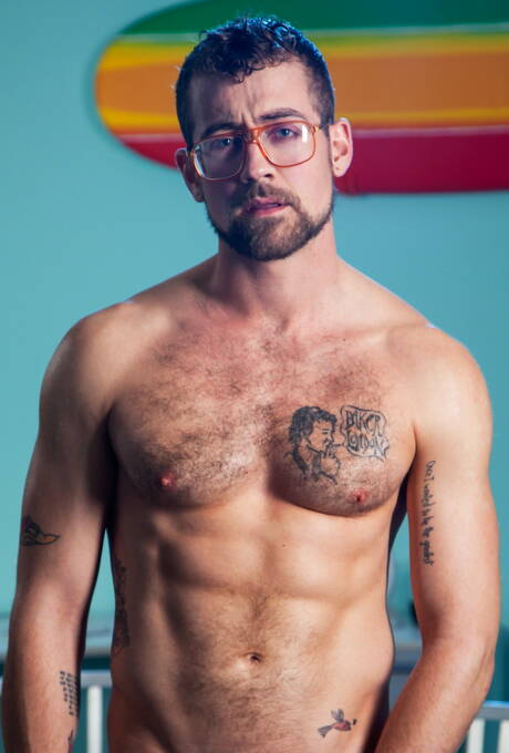 Sexy guys Ricky Larkin, Trent King and Jay Austin in hot interracial 3some ass fuck