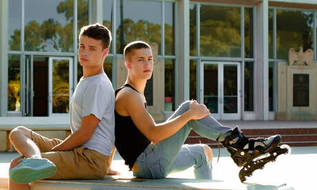 Two american guys pretty boy Ryan Bailey and twink Sean Ford have a good sex outside