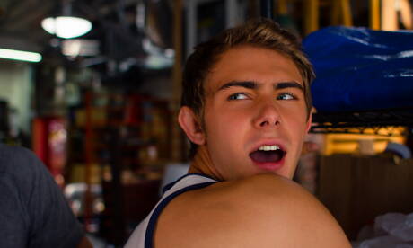 Hot americans, muscular Max Carter and hot twink Kody Knight have a good oral sex