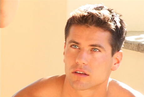 Hot czech guys strongman Lukas Ridgeston and tough guy Sascha Chaykin in blowjob scene