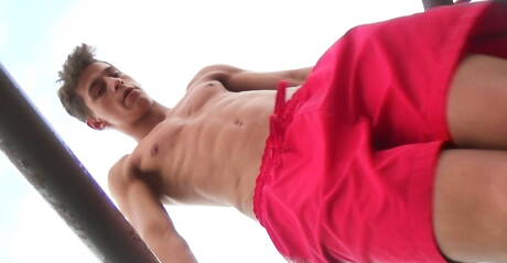 Czech stars muscular Orri Aasen and beautiful boy Benoit Ulliel drilling an ass in the kitchen