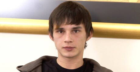 Twink Chris playing with cock