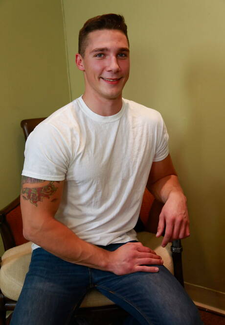 Sexy boys Marc Montana, Johnny B and Spencer Laval in hot 3some ass bang