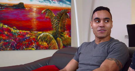 Nice american boys well-built Justin Matthews and beefy Anthony Moore fuck ass after sucking cock