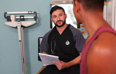 Sexy americans, hunky guy Scott Demarco and hunk Jay Seabrook drilling an ass with fisting