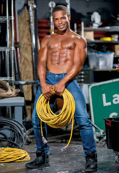 Hot american dudes hunk Adrian Hart and well-built Nic Sahara fuck ass after interracial blowjob