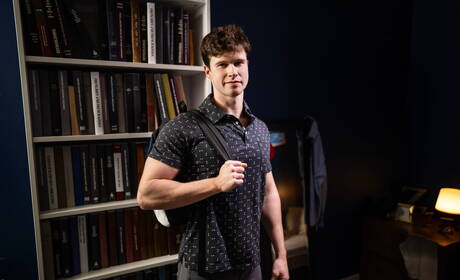 Hot buddies Kyle Connors, Finn Harding and Felix Fox in hard threesome sex