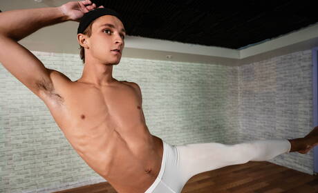 American beautiful boy Theo Brady and tough guy Trevor Dixon in hot interracial ass fuck action