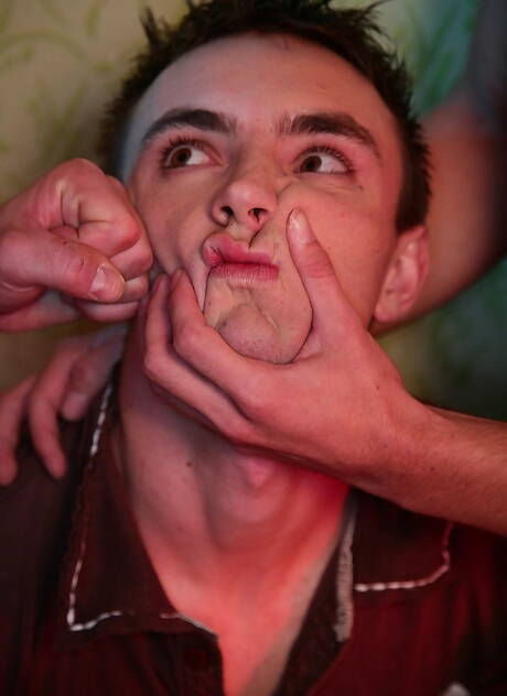 Sexy buddies Nigel Tyson, Marty Love and Denis Reed in hot 3some ass bang