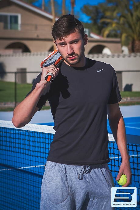 Shameless boys Joey D, Scott De Marco and Drew Hill in hot threesome ass fuck action outside