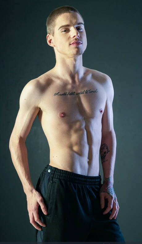 Canadian stud Collin Lust and russian young dude Lev Ivankov sucking and screwing each other