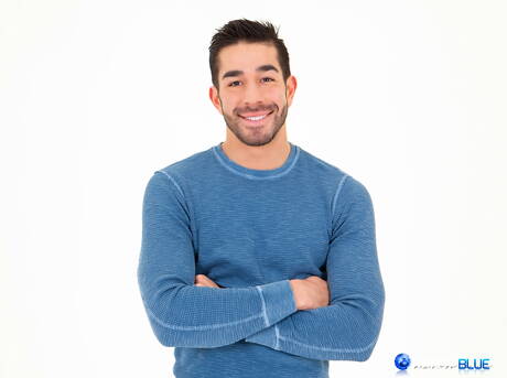 Stud Ethan Russo playing with dick