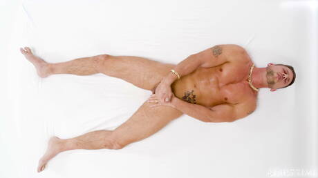 American muscular Roman Todd masturbating