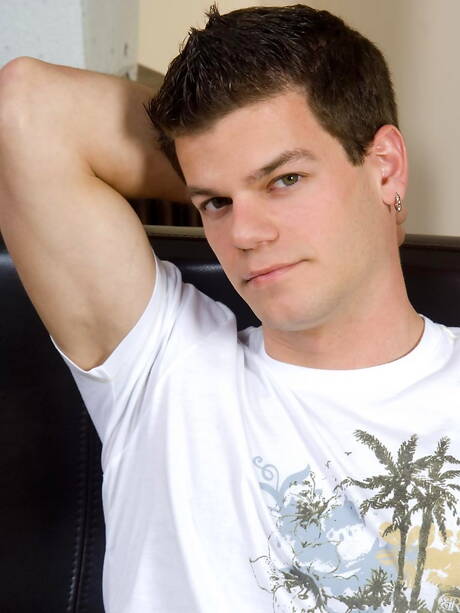 Hunk Kyle Hennessy teasing his dick