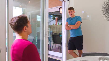 Hot american dudes young boy Jayden Marcos and tough guy Grant Ducati in hot ass bang