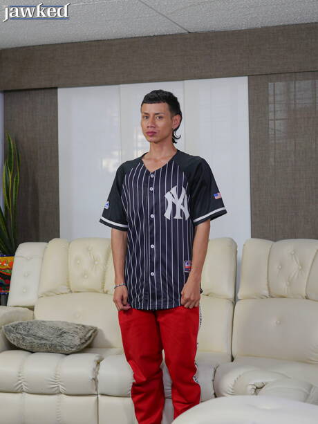 Young dude Angel Noctis masturbating